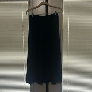 Baby blue pleated skirt